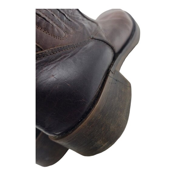 Bullboxer Shoes Men Size 8 Brown Leather Boots Casual Party Outdoors Western main image 8